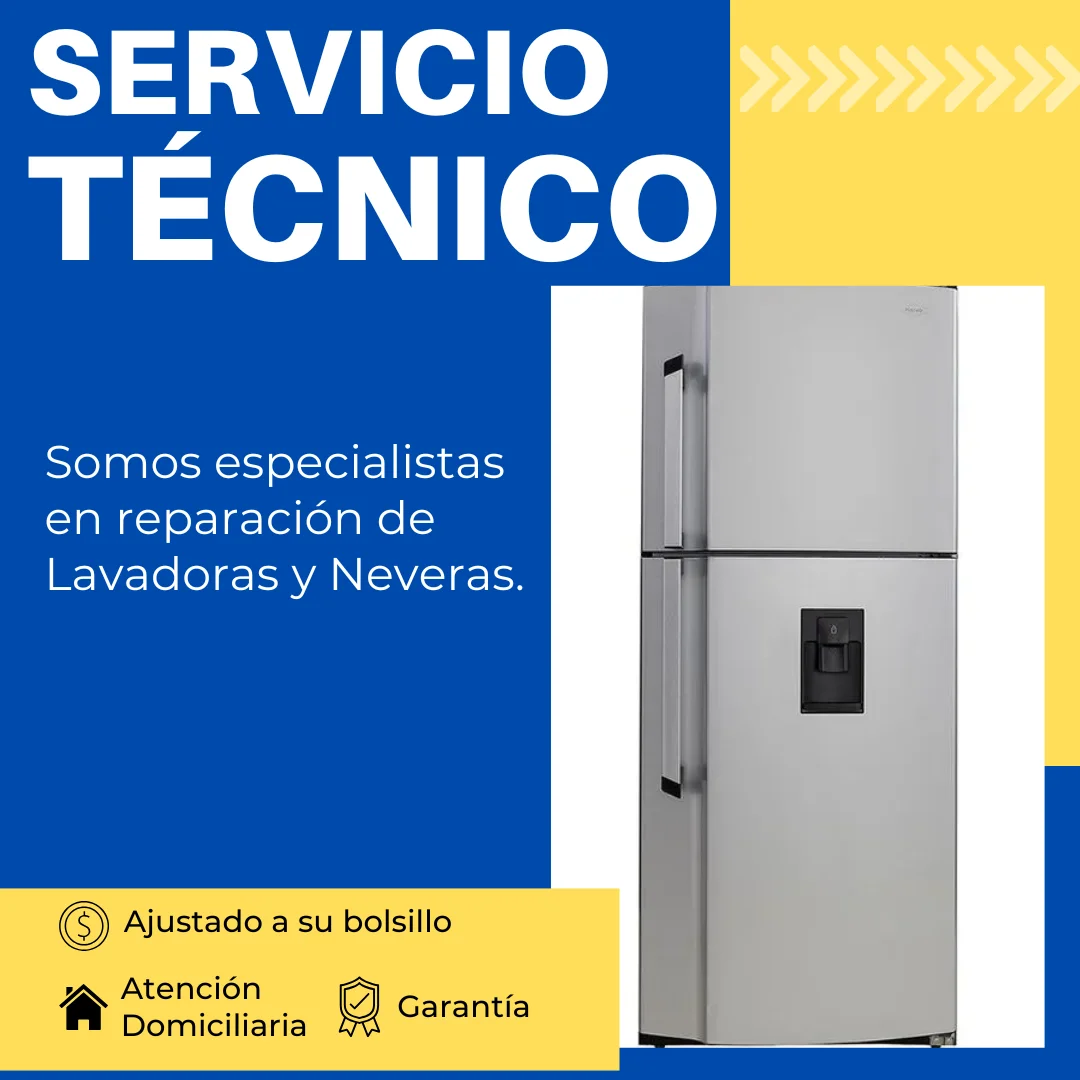 Técnico especialista reparando nevera en Bogotá